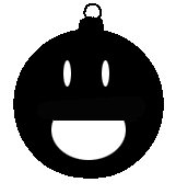 Christmas decoration smiley