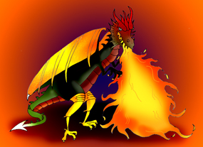 fire-breathing dragon