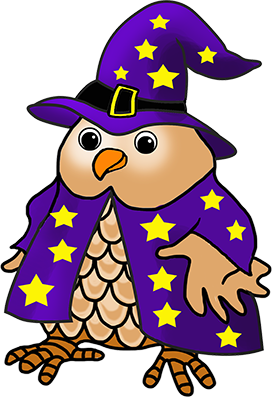 cute Halloween owl clipart