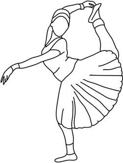 bharata natyam silhouette