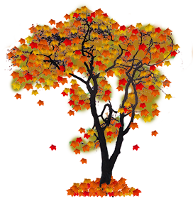 fall tree falling leaves