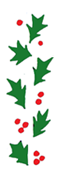 holly free christmas clip art border 2