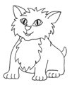 free coloring pages cute kitten