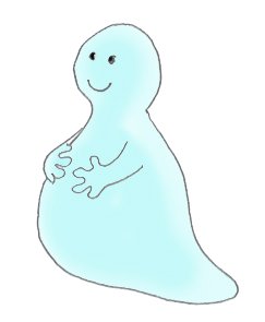 full  Halloween ghost
