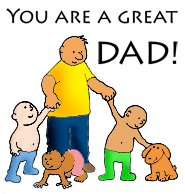 happy fathers day many children color