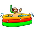 holiday clipart wading pool