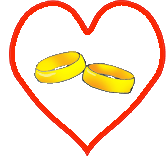 love heart drawings wedding rings