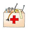 first aid kit for kids medical clipart