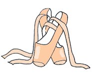 party clipart ballet shoes dance