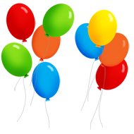 party clipart balloons