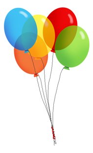 party clip art transparent balloons