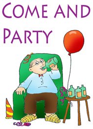 party clip art come and party