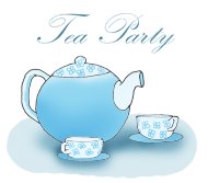 party clip art tea party