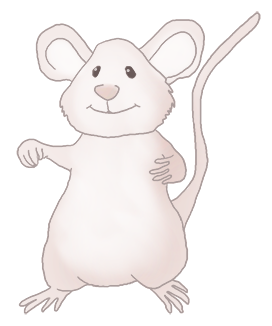 pink mouse clipart