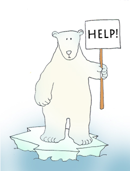 endangered polar bears sign help
