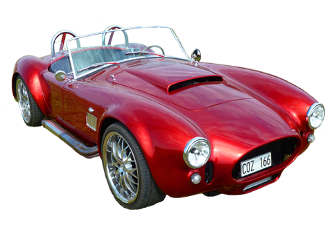 red classic sportscar