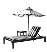 sidebar black and white summer clipart