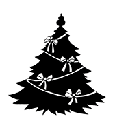 sidebar christmas silhouette