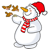 sidebar snowman clipart