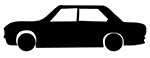 silhouette clipart car silhouette black white