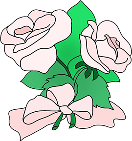 free flower clipart pink roses