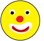 clown smiley face
