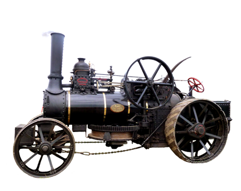 steam tractor clip art