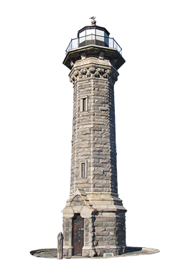 lighthouse of stone clipart