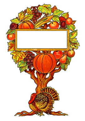 Thanksgiving tree turkey