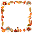 Thanksgiving border tiny