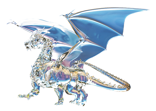 water glass dragon